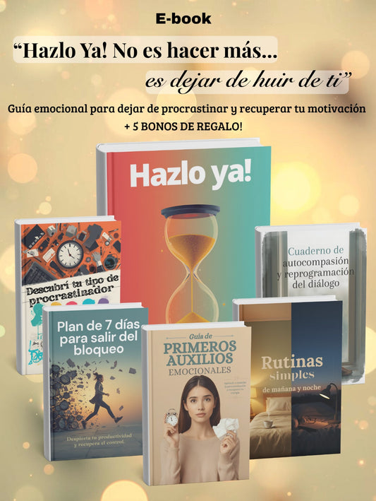 Hazlo ya! Cómo aliviar los síntomas de la procrastinación sin exigirte de más.